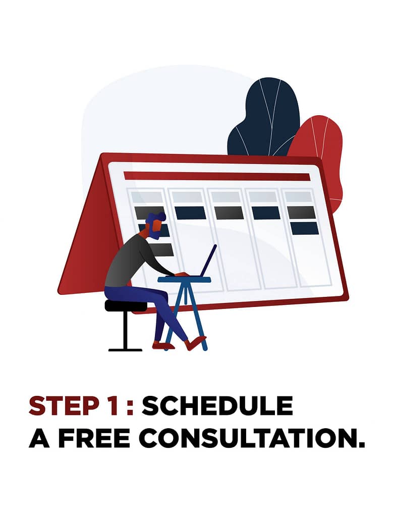 Step 1 Schedule a free credit repair consultation.