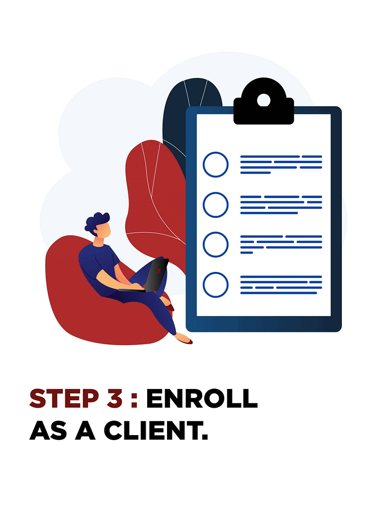 Step 3 Enroll as a Premiere Credit Solutions credit repair client.
